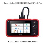 Battery Replacement for LAUNCH CRP123E Plus CRP129E Plus Scanner